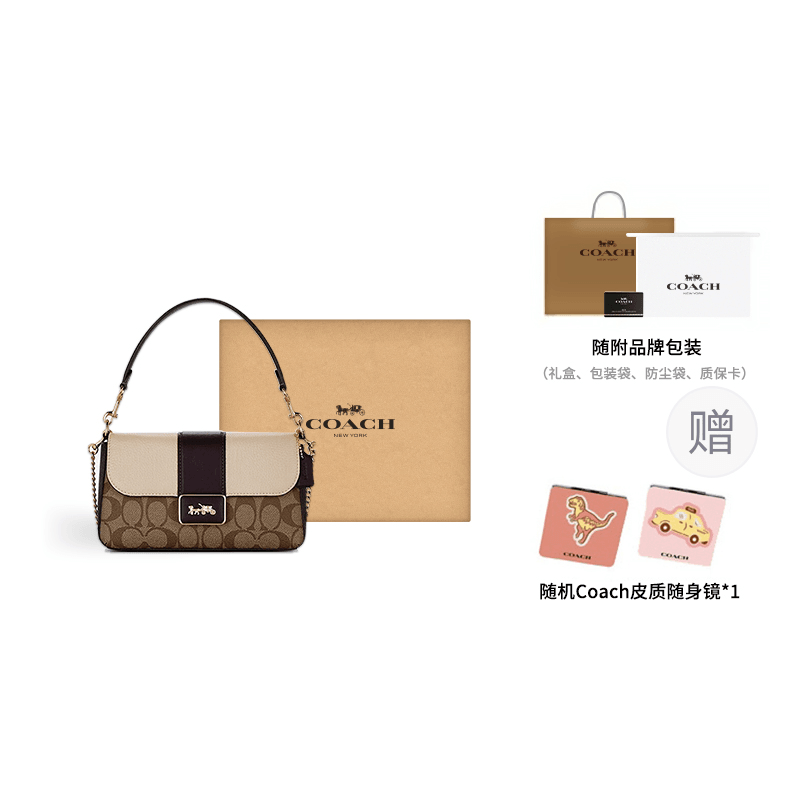 Сумка женская Coach Grace 22 Classic Full Printed Old - Boxette Shop